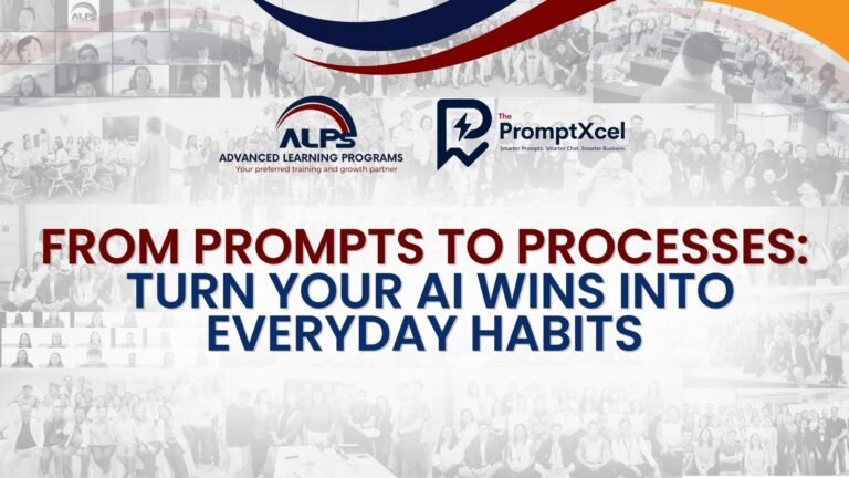 From Prompts to Processes: Turn Your AI Wins Into Everyday Habits